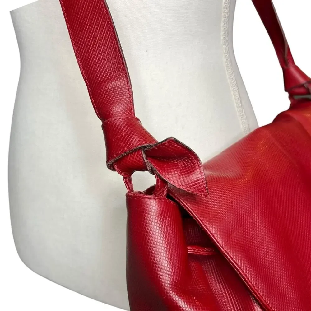 Bottega Veneta Red Women’s Crossbody Messenger Satchel